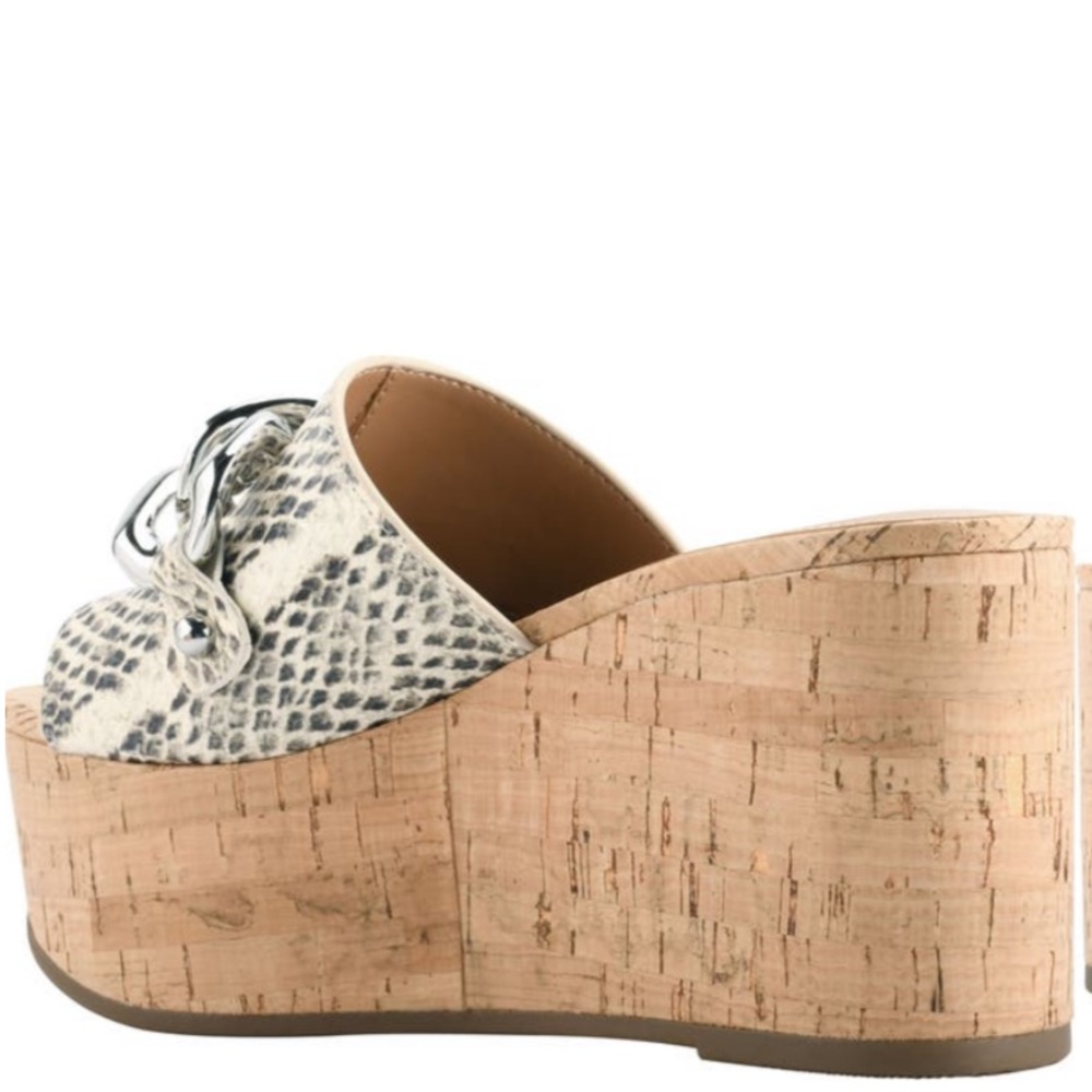 MARC FISHER LTD Vaneda Platform Slide Sandal - Picture 3 of 12